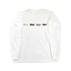 sunflowerの椿ちゃんたち ロングスリーブTシャツ Long Sleeve T-Shirt