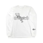 SNAILSkateboardのsnails ~恐竜を添えて~ Long Sleeve T-Shirt