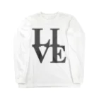 Plastic-Earthの"Live" POP-ART風 Long Sleeve T-Shirt