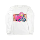 沢ちゃん♪のピンクのライオン Long Sleeve T-Shirt