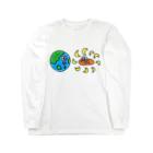 深夜サイクルのたいようつき枠なし Long Sleeve T-Shirt