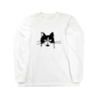 しろくまのねこ ロングスリーブTシャツ