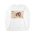 art-standard（アートスタンダード）のエゴン シーレ（Egon Schiele） / 裸体の女（Nude） 1917 Long Sleeve T-Shirt