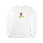 さかもとこのみのグッズやさんの流れ星と女の子 Long Sleeve T-Shirt