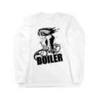 nidan-illustrationの"BOILER" ロングスリーブTシャツ