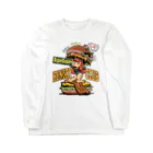 nidan-illustrationの"HUNGRY CLUB" Long Sleeve T-Shirt