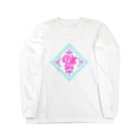 鳴くよメジロのゆめかわ倒福 Long Sleeve T-Shirt