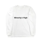 Minority’s HighのBlack Logo Long Sleeve T-Shirt