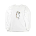 ぶさねこ　宅急便のTouch me わさび Long Sleeve T-Shirt