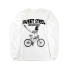 nidan-illustrationの"SWEET STEEL Cycles" #1 ロングスリーブTシャツ