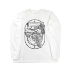 豚猫のミリタリー　ハンドガン　 Long Sleeve T-Shirt