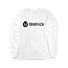 URAWAZAアイテム取扱所のURAWAZA・黒ロゴ ロングスリーブTシャツ