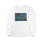 ファッションブランドたまねぎ親方のハッピーサマー塗り絵（りょち） Long Sleeve T-Shirt