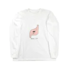 明石まちかどの菜食の胃 Long Sleeve T-Shirt