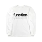 functionのfunction ロングスリーブTシャツ