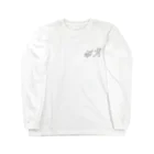 puikkoの鳥獣戯画1　うさぎとカエル（ワンポイント） Long Sleeve T-Shirt