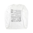 TUKINEKO Goods Shopの月猫のタブラチュア Long Sleeve T-Shirt