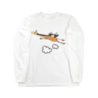 Atelier Cの空飛ぶキリン Long Sleeve T-Shirt