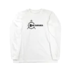 BAR-SARAKAのBAR-SARAKA 黒ロゴグッズ Long Sleeve T-Shirt