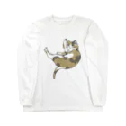 mochicatのだっこねこ-ミケ- ロングスリーブTシャツ