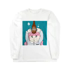 マツナガのハッピー Long Sleeve T-Shirt