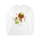 わん。(・Y・=)βの試食もバッチリ！ Long Sleeve T-Shirt