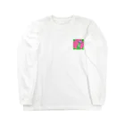  🐤あひるさん🐤のUFOに吸い込まれてるアヒル Long Sleeve T-Shirt