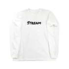 streamのstream ウェーブデザイン ロングスリーブTシャツ