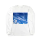 ART PHOTO ONLINE SHOPの#青#空#雲 ロングスリーブTシャツ