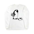 ichomaeのスーパーで駄々をこねるペンギン Long Sleeve T-Shirt