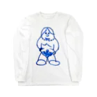 ゆったり を ゆるかわ とのやる気のないプロレスラー Long Sleeve T-Shirt