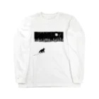 yawarakanezumiの雪原の犬 Long Sleeve T-Shirt