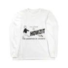 SAUNA SHIKANTAZA clubのHOWZIT ロングスリーブTシャツ