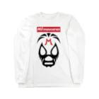 DRIPPEDのMIL MASCARAS-ミル・マスカラス-赤ボックスロゴ Long Sleeve T-Shirt