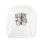 nidan-illustrationの"ALL IN -Track Club-" Long Sleeve T-Shirt