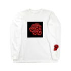 naka-mの増(ゾウ)背景あり Long Sleeve T-Shirt