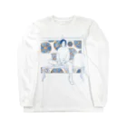 azbiin-shopのオレンジ女の子ちゃん Long Sleeve T-Shirt