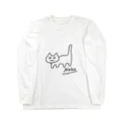 ねこ先生のねこ（Neko） ロングスリーブTシャツ