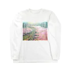 志瓜のSUZURIの桜の海 Long Sleeve T-Shirt