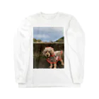 rhctjfの不機嫌な犬 ロングスリーブTシャツ