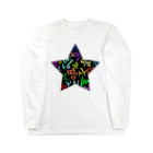 LalaHangeulのカラフルなハングルの宇宙 Long Sleeve T-Shirt