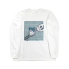 サメ わりとおもいのサメで歯みがき Long Sleeve T-Shirt