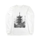 ヤマムーの八坂の塔 Long Sleeve T-Shirt