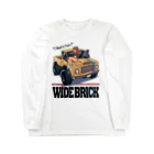 nidan-illustrationの"WIDE BRICK" Long Sleeve T-Shirt