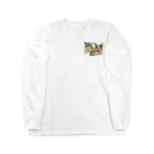 sasa9"のミケちゃん＆ミミちゃんチャリティー Long Sleeve T-Shirt