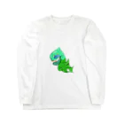 音速本舗のウミオヨギくん Long Sleeve T-Shirt