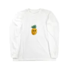 換気扇ウサギのキリッとしたパイナップル Long Sleeve T-Shirt