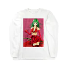 chicodeza by suzuriのトマトの妖精 Long Sleeve T-Shirt