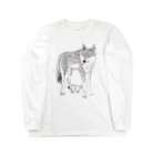 ウルフくんのウルフくん Long Sleeve T-Shirt