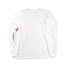 mmm_textileのtulip ロングスリーブTシャツ